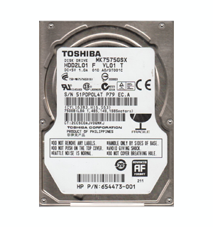 Toshiba Desktop Hard Disk(MK7575GSX)