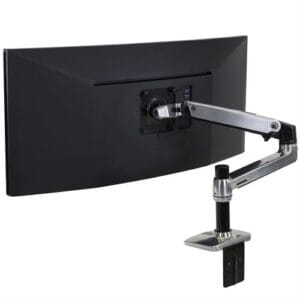 LX Desk Monitor Arm (polished aluminum)