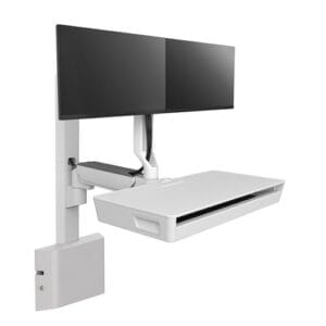 Ergotron CareFit™ Combo Dual-Monitor System